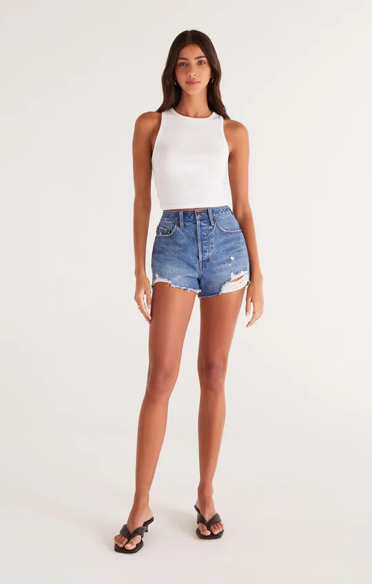 Z Supply Hannah Cropped Rib Tank