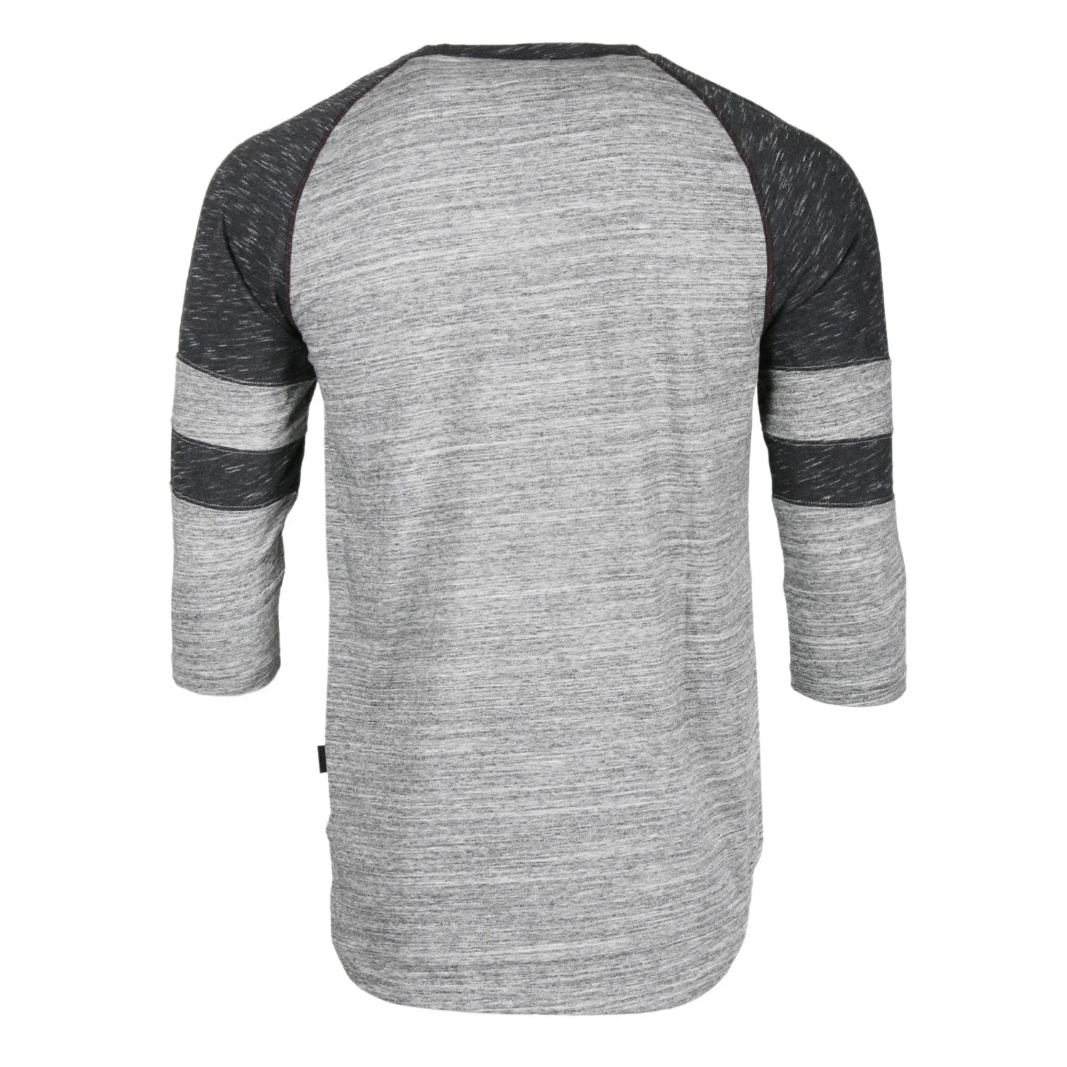 ZIMEGO Men's 3/4 Sleeve Baseball Football College Raglan Henley Athletic T-shirt